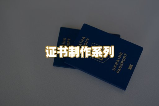 证书制作系列